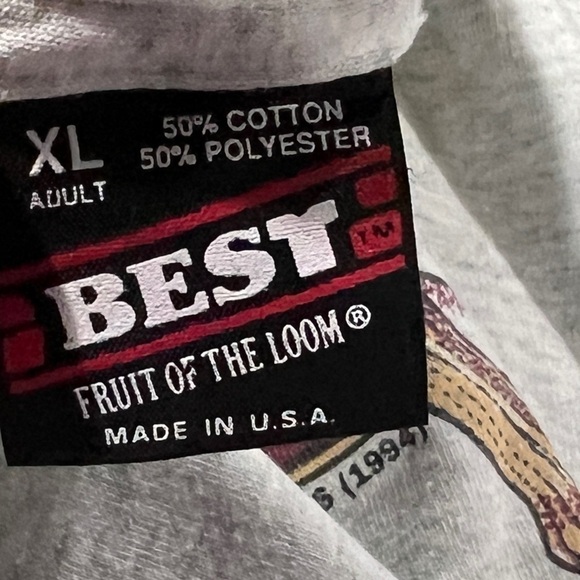 Vintage 90s Hartselle Tiger Baseball State Champions 1994 Tee Tshirt - Picture 8 of 8